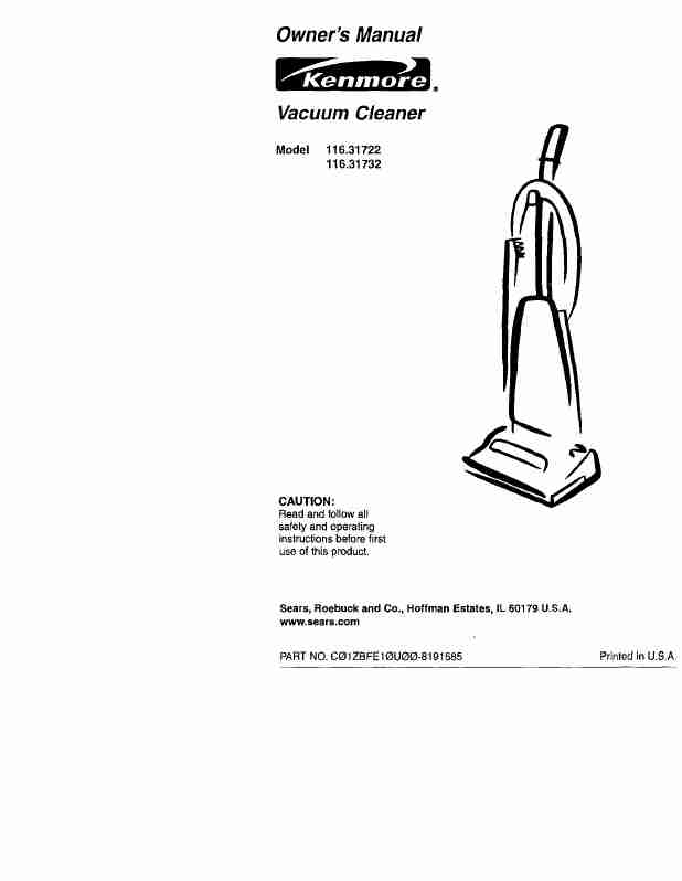 Kenmore Vacuum Cleaner 116_31722-page_pdf